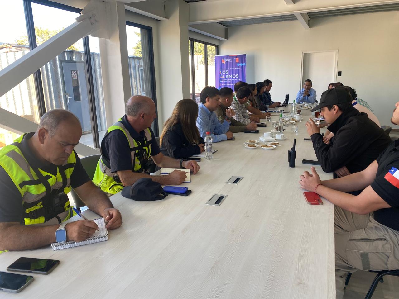 El SLEP Los Álamos lideró reunión de coordinación para un retorno a clases seguro