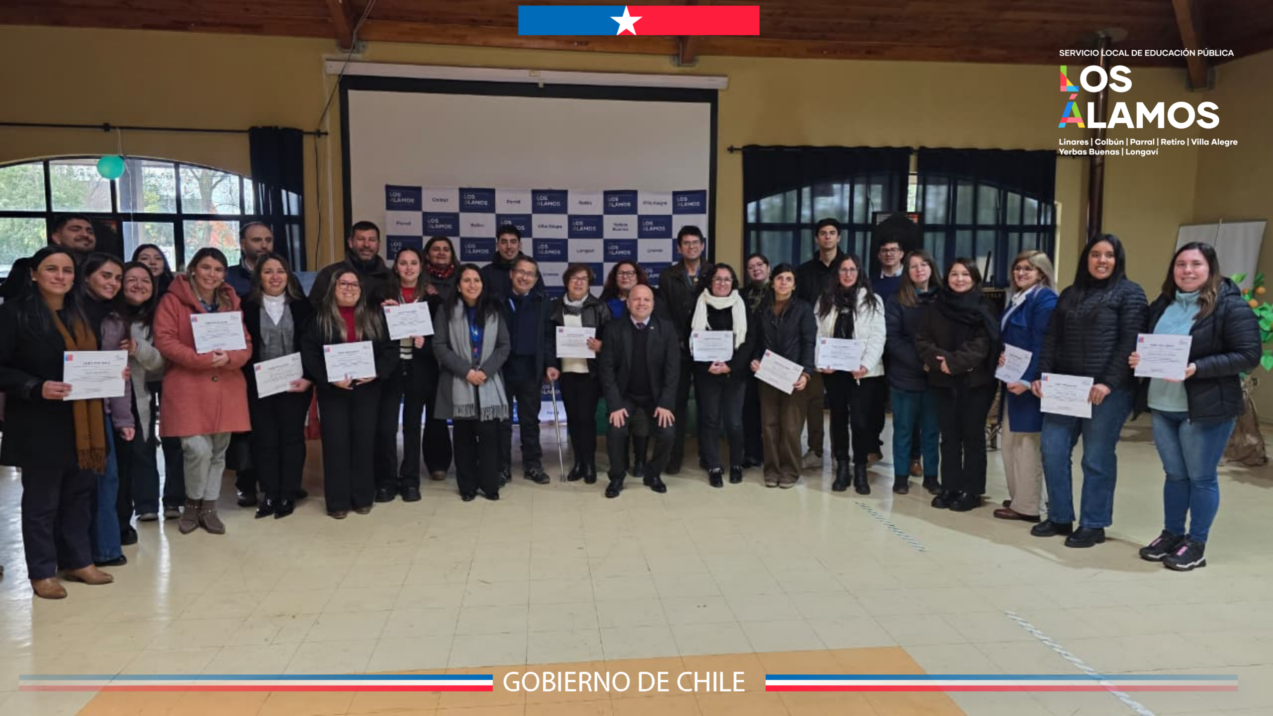 Profesionales de Educación de Villa Alegre se Certifican en Primeros Auxilios Psicológicos